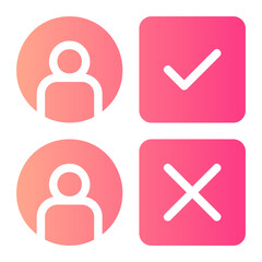 choice gradient icon