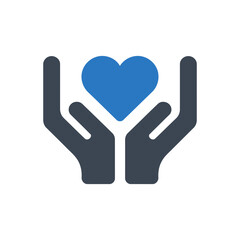 Obraz premium Charity Care Icon