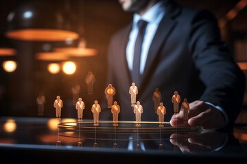 Leadership Concept: Selecting the Right Talent
