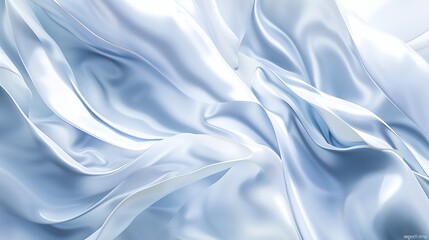 Obraz premium Abstract soft pastel waves blend in dreamy, flowing motion with gentle color transitions.