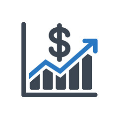 Financial Growth Chart Icon