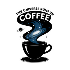 Universe Coffee t-shirt design