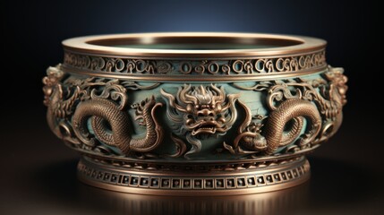 Exquisite Dragon Bowl: A Masterpiece of Chinese Craftsmanship