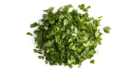 Obraz premium Chopped Tendli isolated in white background