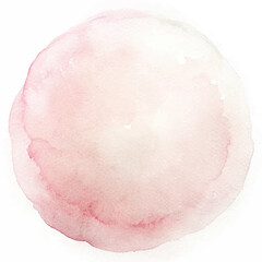 Soft pastel watercolor circle with gentle hues, perfect for minimalist designs and artistic backgrounds.