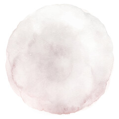 Soft gray and white watercolor circle with gentle gradients, ideal for serene backgrounds and designs.