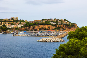 Bay and port of Sant Feliu de Guíxols
