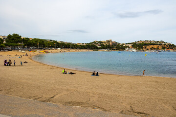 Bay and port of Sant Feliu de Guíxols