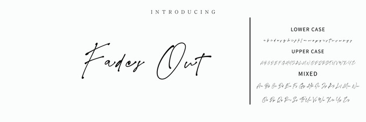 Signature Font Calligraphy Logotype Script Font Type Font lettering handwritten.