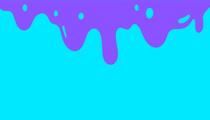 Water paint dripping purple and blue