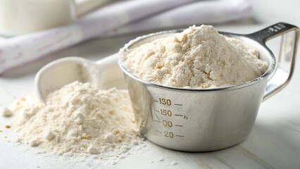 flour in a bowl