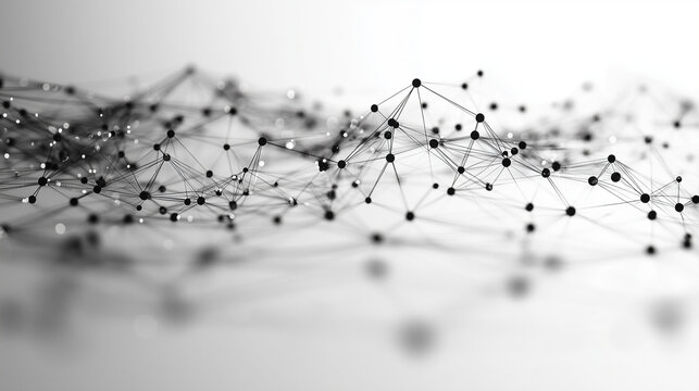 Scatterplot with connected clusters, forming patterns on a clean white canvas.