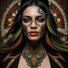 Tribal Beauty - Native art with a modern twist.