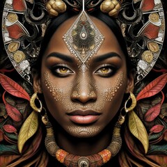 Tribal Beauty - Native art with a modern twist.