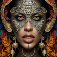 Tribal Beauty - Native art with a modern twist.