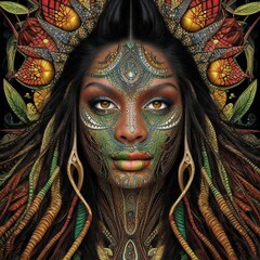 Tribal Beauty - Native art with a modern twist.