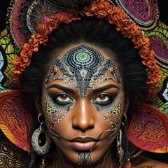 Tribal Beauty - Native art with a modern twist.