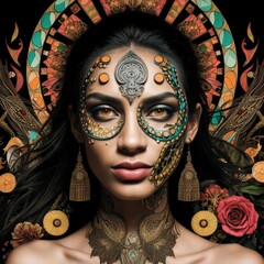 Tribal Beauty - Native art with a modern twist.