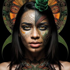 Tribal Beauty - Native art with a modern twist.