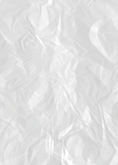 White clean crumpled paper texture background. Horizontal crumpled empty paper template for posters and banners. vector illustration.