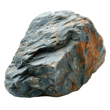 recommend clip art: Boulder stone on white background style raw
