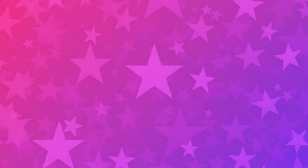 Pink purple stars pattern graphic background.  Ombre design.  Abstract.