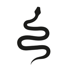 Snake icon. Snake silhouette vector