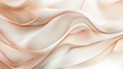 Obraz premium A soft, flowing fabric texture in warm tones, conveying elegance and fluidity.