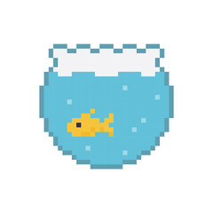 fish in the jar pixel art