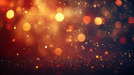 Obraz premium Abstract Bokeh Background with Festive Lights