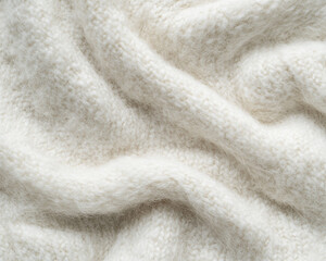 close up of knitted wool