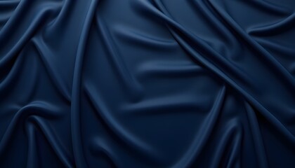 Obraz premium Elegant black satin and silk fabric with smooth shiny texture and luxurious backdrop