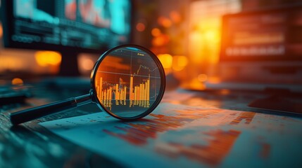 Focused Analysis of Financial Data with Magnifying Glass