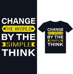 Typography T-shirt design motivational 