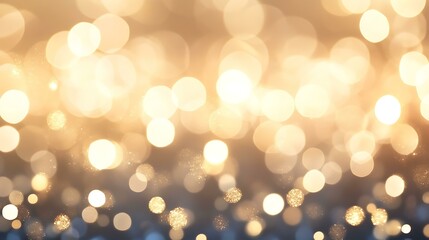 Obraz premium Golden Bokeh Background for Holiday Season