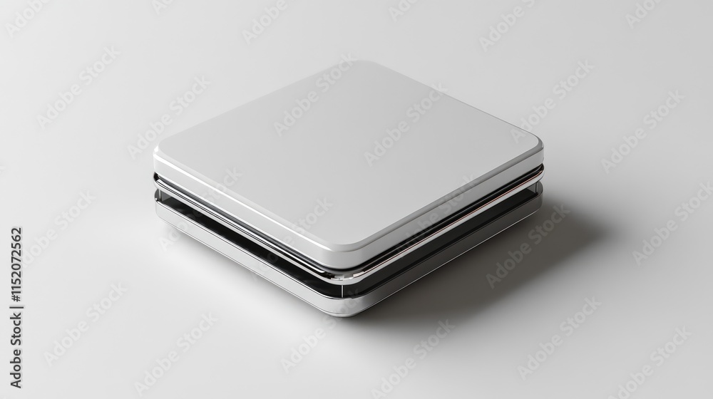 Fototapete a clean, minimalist microchip design concept, with elegant lines and a focus on simplicity and funct