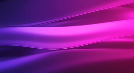 Purple pink gradient abstract smooth curves flowing vibrant color design.