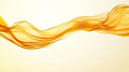 Elegant flow of golden waves creating a soft abstract backdrop for various creative projects.