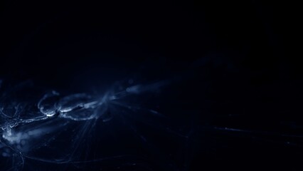 futuristische energievoll blau leuchtende Hintergrundgrafik, Technologie, Wissenschaft, KI, künstliche Intelligenz, Fortschritt, Forschung, Daten, Internet, digital, schwarz