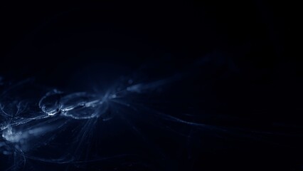 futuristische energievoll blau leuchtende Hintergrundgrafik, Technologie, Wissenschaft, KI, künstliche Intelligenz, Fortschritt, Forschung, Daten, Internet, digital, schwarz