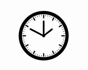 Clock Icon - Minimalist Timepiece Illustration