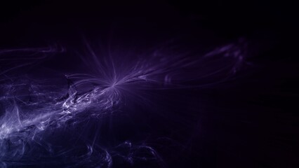 epischer intergalaktischer Nebel, violetter mysteriöser Nebel, schwarzes Loch, Gravitation, Wissenschaft, Raumfahrt, Universum, Anziehung, Lichter, außerirdisch, Verbindungen