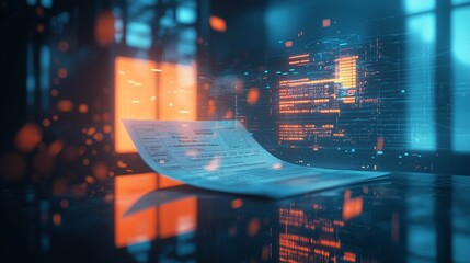 Checkbook Transforming into Digital Payment Screen