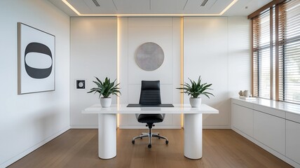 Fototapeta premium Blending cutting edge technology with seamless interior