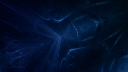 mystisches futuristisches symmetrisches blaues Design-Muster, Technologie, Hintergrund, Illusion