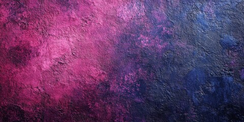 Magenta pink blue grainy background noise texture banner retro website header trendy backdrop design, Generative AI
