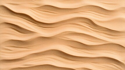 Smooth Sand Dunes with Gentle Wave Patterns and Soft Texture