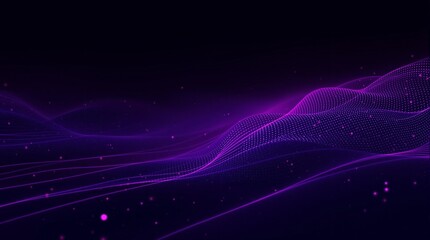 Abstract Purple Energy Flow: A mesmerizing abstract background with a flowing purple energy, perfect for tech, science, and futuristic themes.