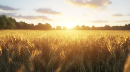 Obraz premium Organic Harvesting in Bright Pastoral Light