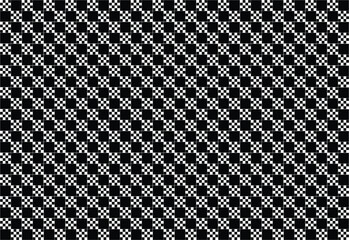 classic half little checkerboard pattern, black, white Lumberjack or flannel pattern, paper pattern, seamless plaid pattern vector. Retro background fabric. Vintage checkered color geometric texture,